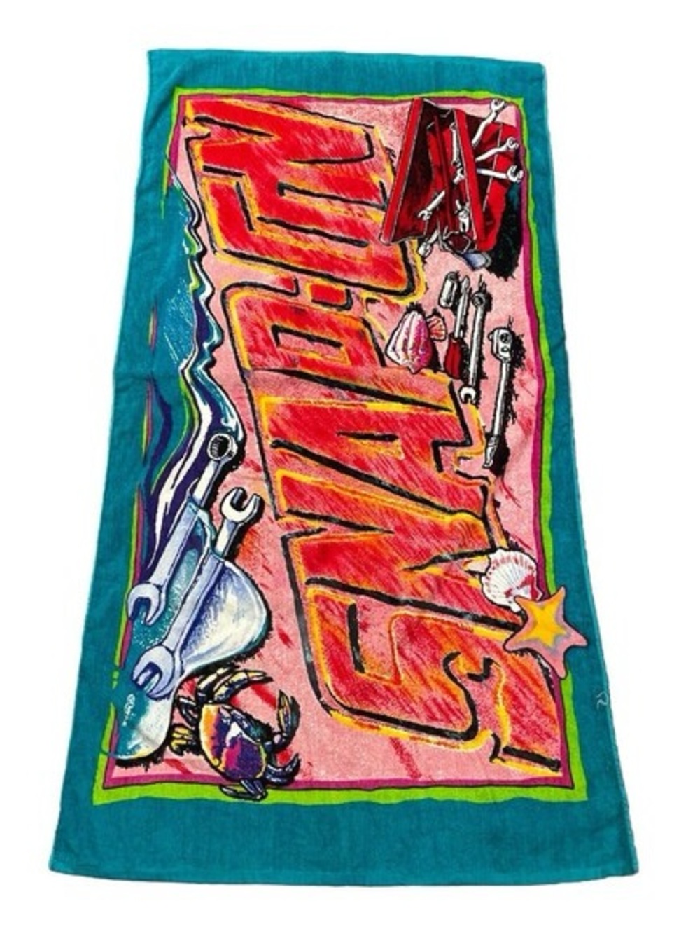 Vintage Snap-On Tools beach towel. New in original packaging.
